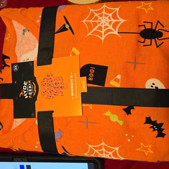 Hyde and eek women's 2pc pajamas set Color orange - Picture 5 of 5